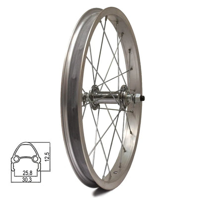 Priekinis ratas 16" v-brake, 20H, veržlė