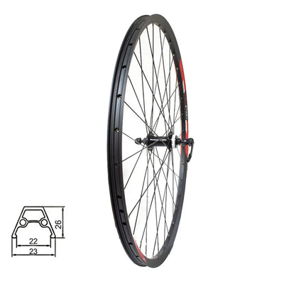 Priekinis ratas 28/29" SUNSTAR, d-brake CL, 36H, QR