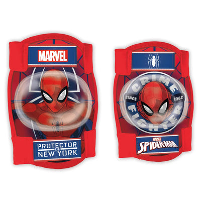 Vaikiškos apsaugos keliams ir alkūnėms SPIDERMAN (raudonos)