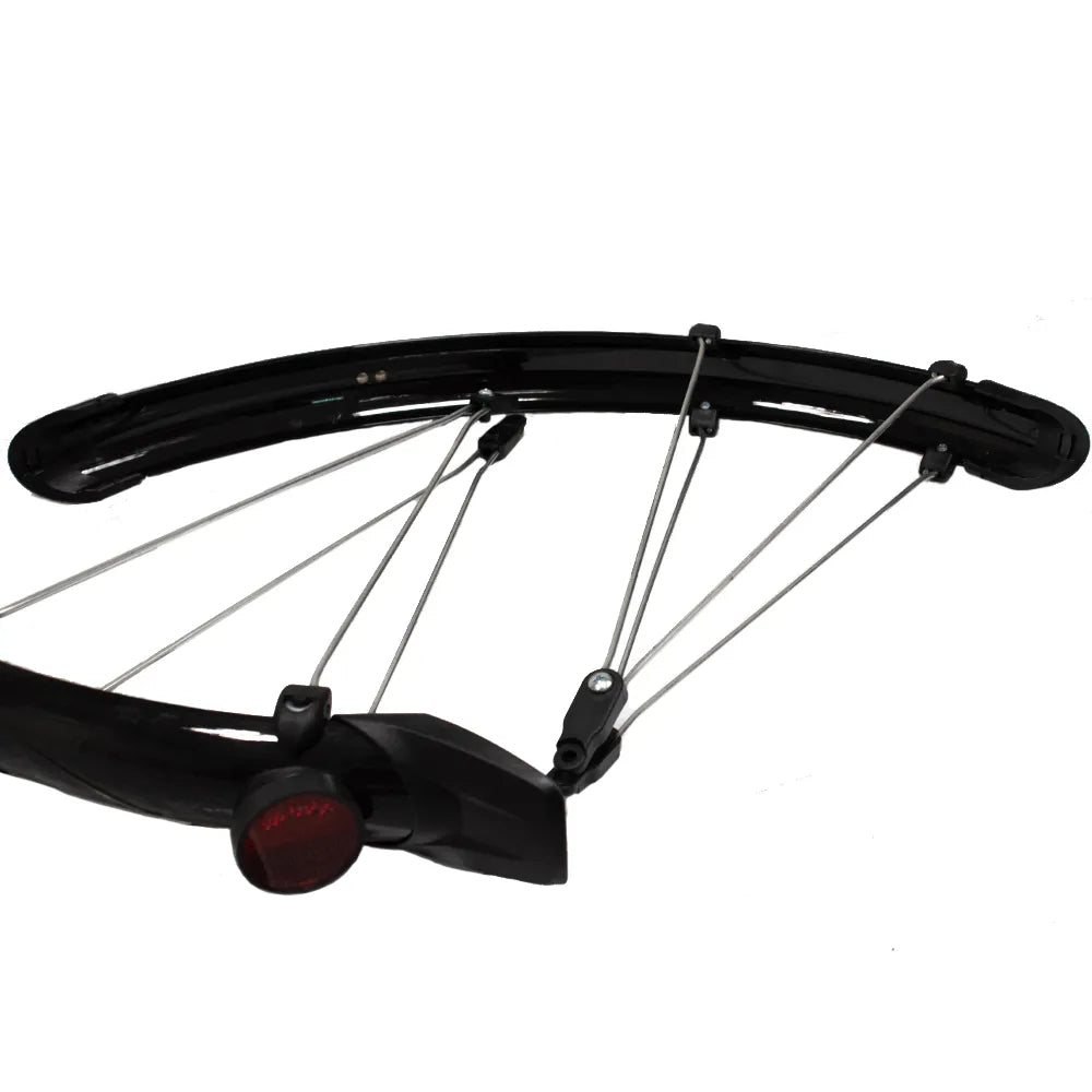 Skydelių komplektas  28" 46mm, su laikikliais (juodi)