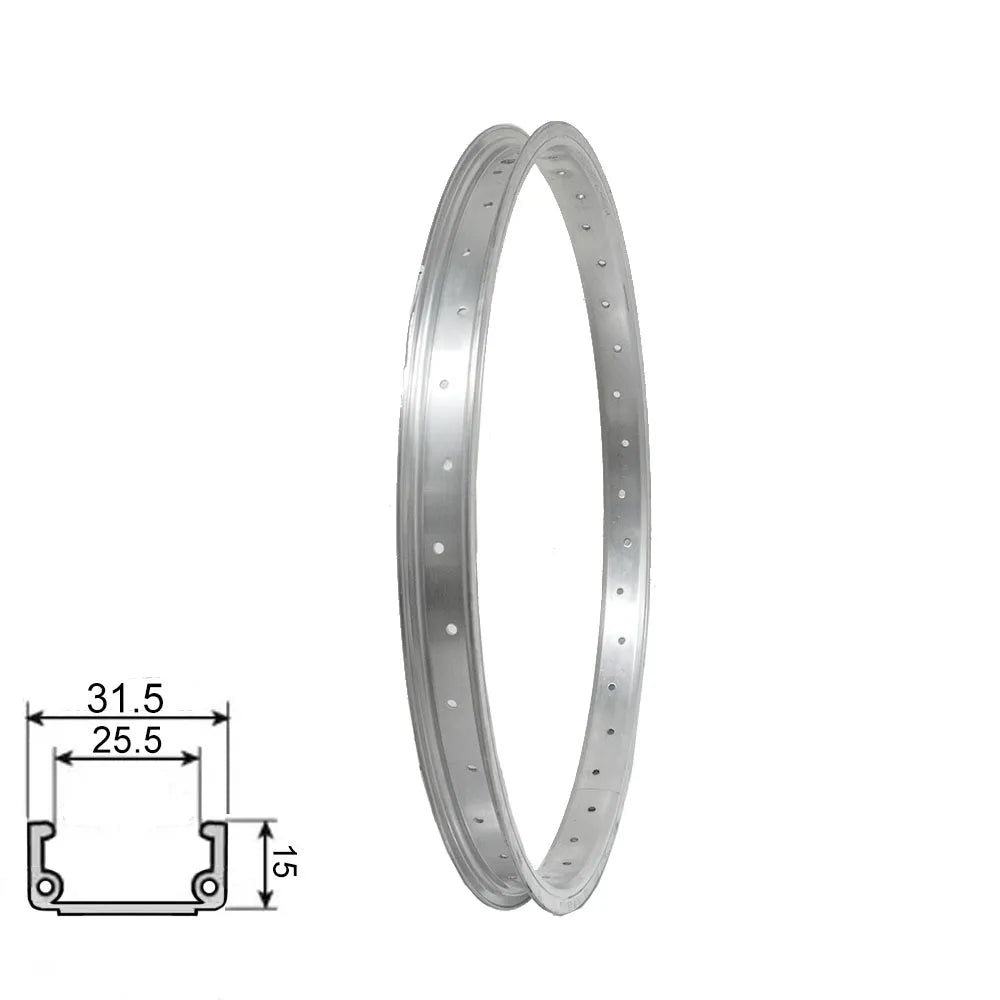 Ratlankis 20", v-brake, 36H, viengubas
