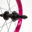 Galinis ratas 14" v-brake, 16H, užsukamas žv. blok., veržlė