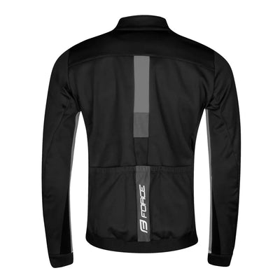 Striukė Softshell FORCE FROST L(juoda/pilka) (-5 ° C iki + 5 ° C)