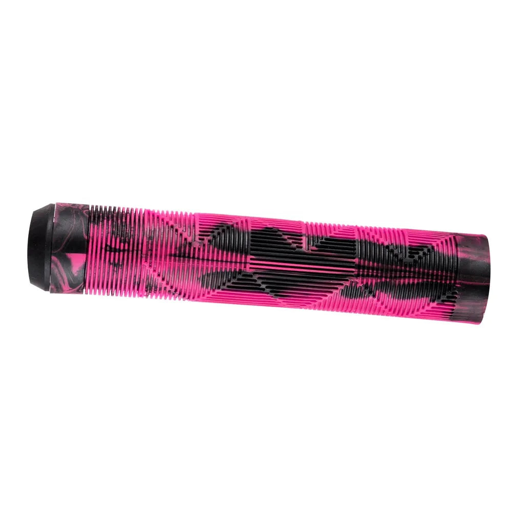 Vairo rankenos FORCE BMX (juoda/rožinė) 145mm