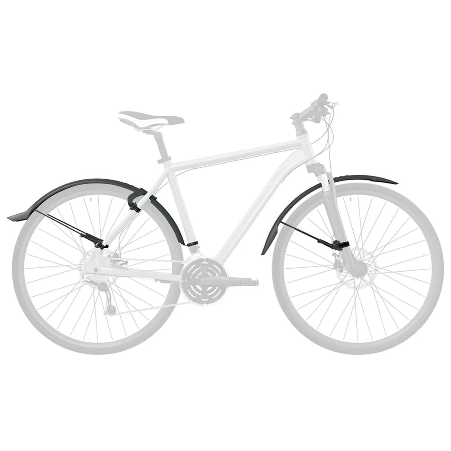 Skydelių komplektas 26-27.5" SKS Veloflexx 65, juodi