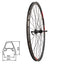 Galinis ratas 28/29"SUNSTART, d-brake 6B, užsukamas žv. blok., QR