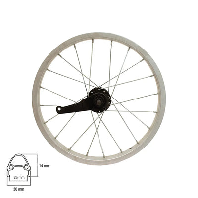 Galinis ratas 16" kojinis stabdis, 20H