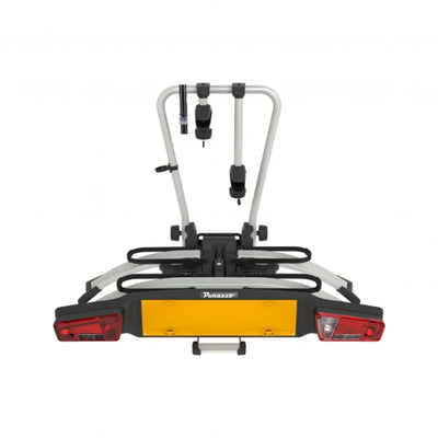 Autobagažinė Peruzzo Atlantis 2  e-dviračiam, E-BIKE, ant kablio (aliuminė)