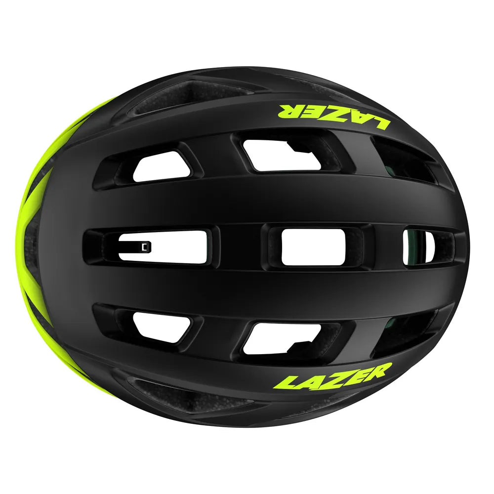 Šalmas Lazer Tonic, S 52-56 cm, (fluorescentinė/juoda matinė)