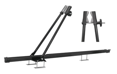 Dviračio laikiklis Peruzzo Modena juodas ant stogo