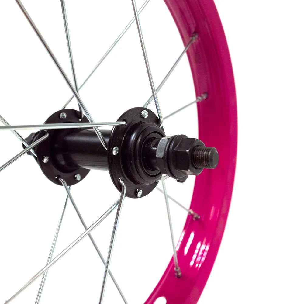 Priekinis ratas 14" v-brake, 16H, veržlė