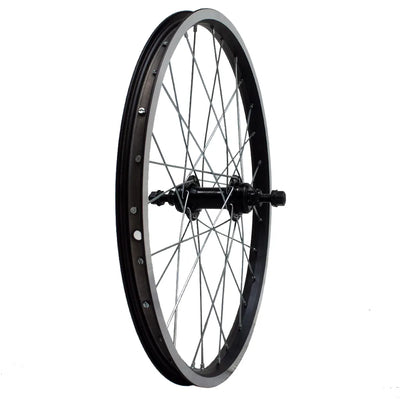 Galinis ratas 20" v-brake, 28H, užsukamas žv. blok., veržlė