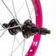 Galinis ratas 14" v-brake, 16H, užsukamas žv. blok., veržlė