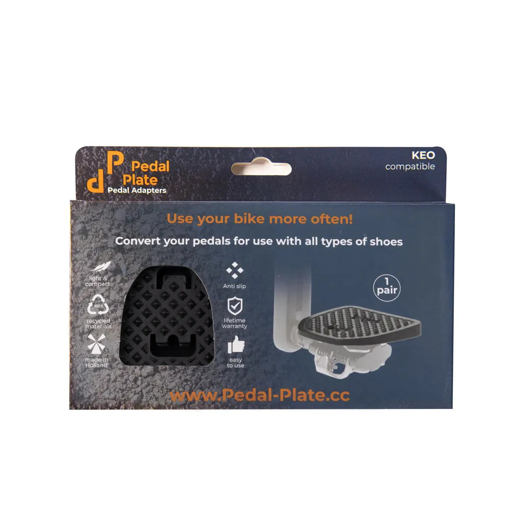 Pedalų adapteriai PEDAL PLATE 2.0 Shimano SPD, past., (juodi)