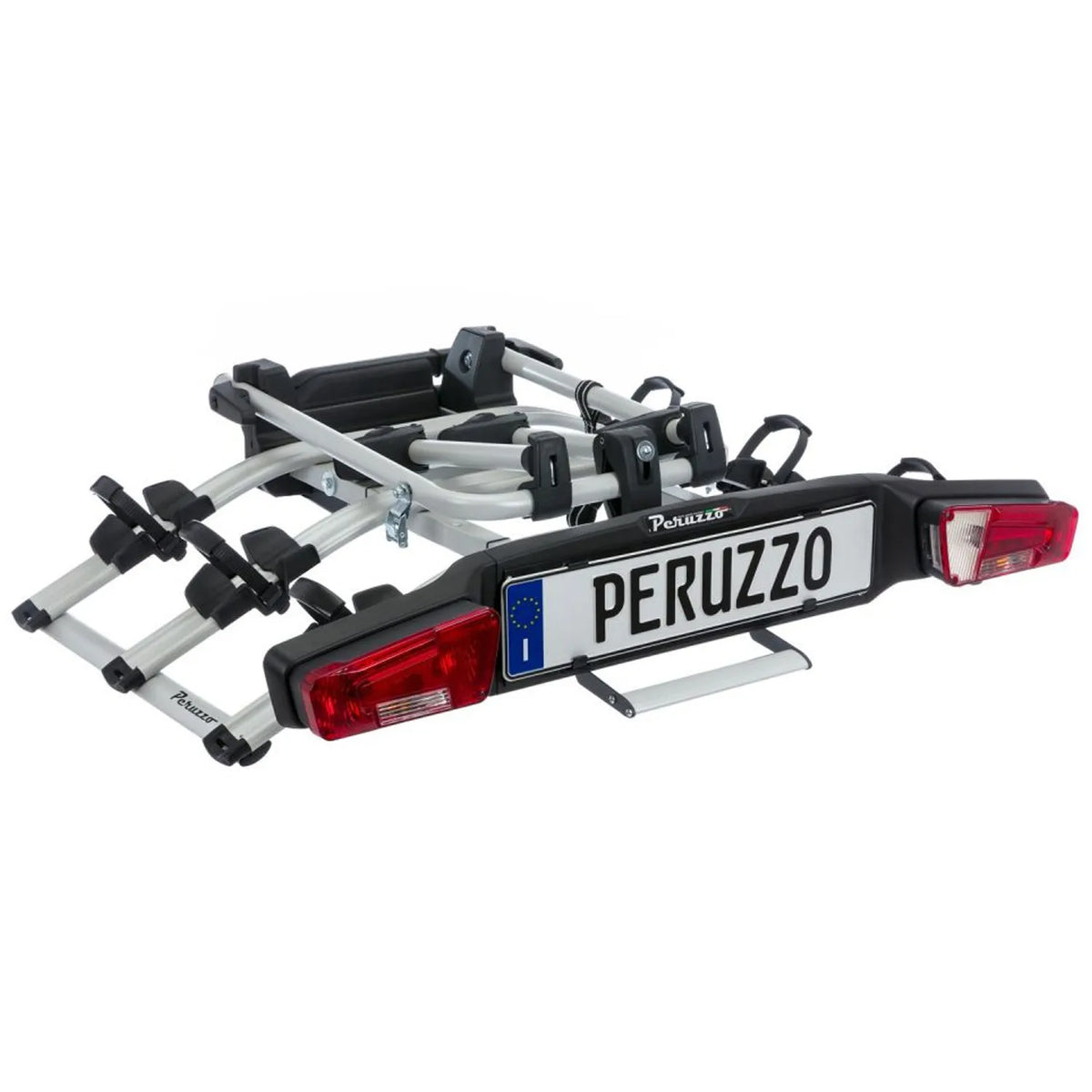 Autobagažinė Peruzzo Zephyr 3 dviračiam, E-BIKE, ant grąžulo (aliuminė)