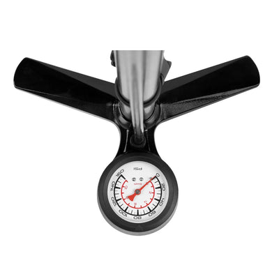 Pastatoma pompa FORCE Magna, su manometru iki 11bar (juoda)