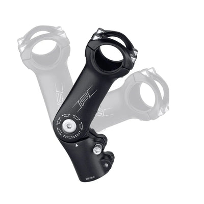 Vairo iškyša reguliuojama FORCE S6.3 31,8/90mm (juoda)