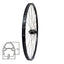 Priekinis ratas 28" YAK3SIX, dinama 6V 3W, d-brake 6B, 32H, Thru Axle