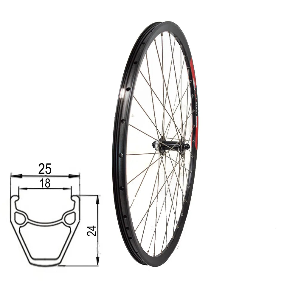 Priekinis ratas 28/29" d-brake CL, TX505, 32H, QR