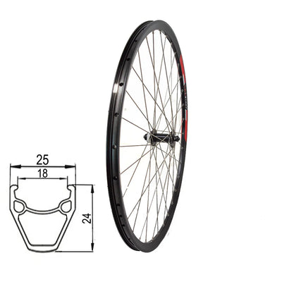 Priekinis ratas 28/29" d-brake CL, TX505, 32H, QR