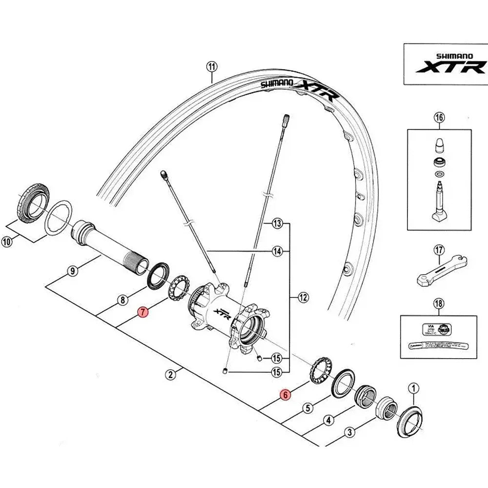 Guolis Shimano (5/32" x 15) HB-M988 stebulei