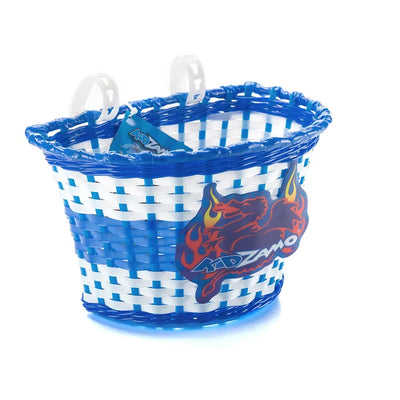 Dviračio krepšys ant vairo Kidzamo, (mėlynas/baltas)