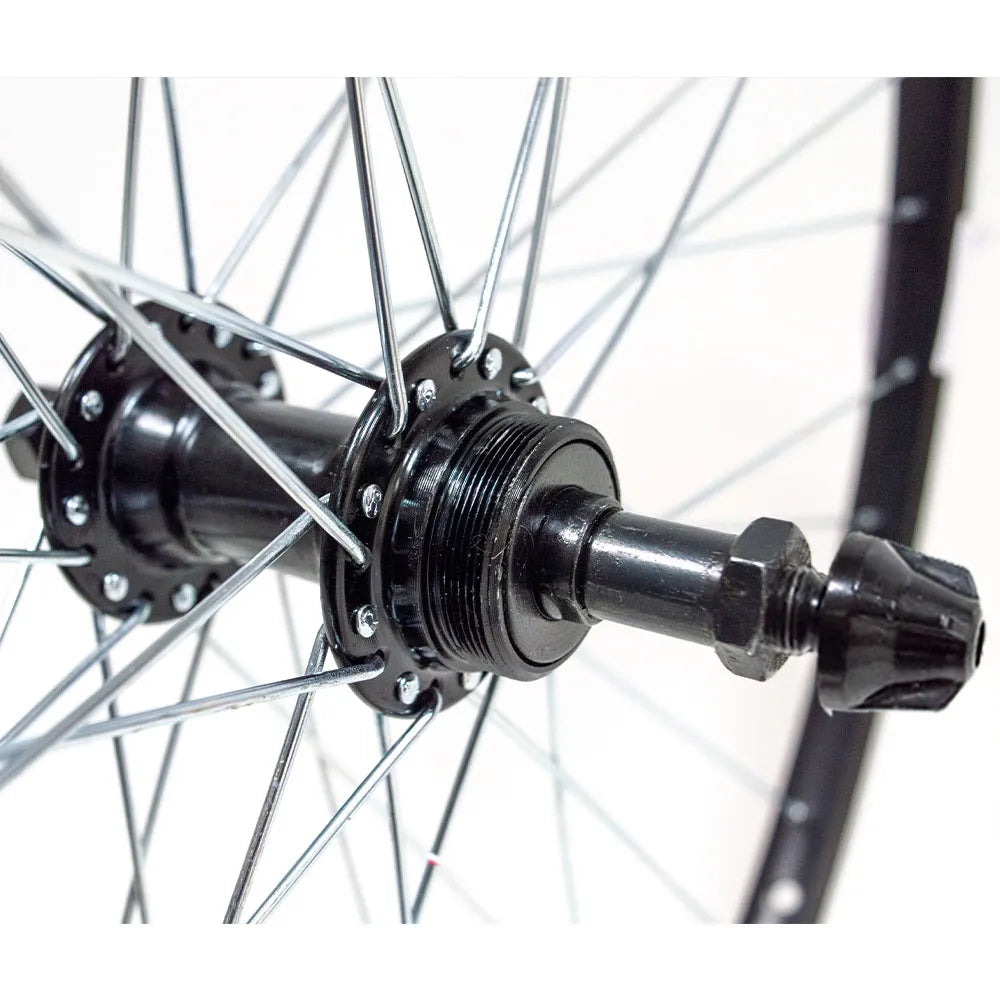 Galinis ratas 28/29" Dynamic, v-brake, 36H, užsukamas žv. blok., QR