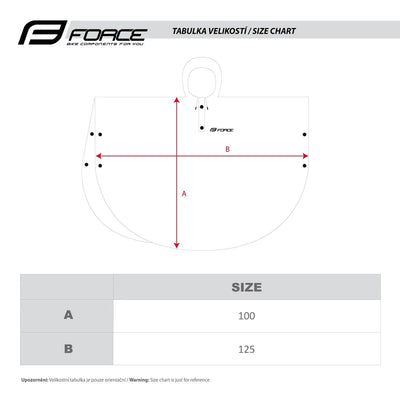 Lietpaltis FORCE L-XXL (geltonas)