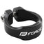 Balnelio stovo užveržimas FORCE Logo 31.8 mm aliuminis (juodas)