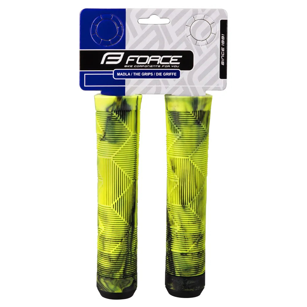 Vairo rankenos Force BMX 145 mm (juoda/fluorescencinė)