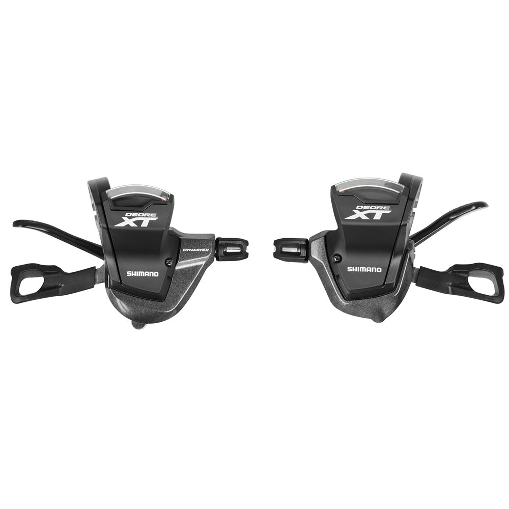 Pavarų rankenėlių komplektas Shimano SLM8000 XT 2/3x11 pav. su ekranėliu