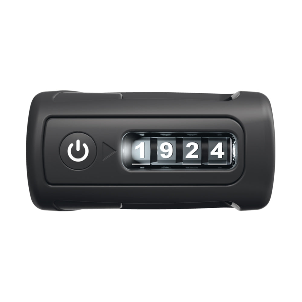 Spyna ABUS BORDO™ Combo 6000C/90 LED Black SH // sulankstoma, su LED šviesa, 90 cm (juoda)