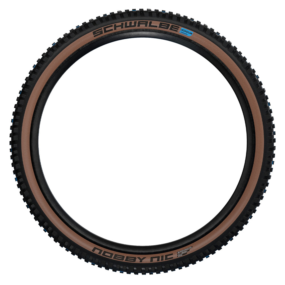Padanga Schwalbe Nobby Nic Evolution 29" x 2.40" (62-622) // E-50, bekamerinė - TL EASY, lankstoma, ruda sienelė