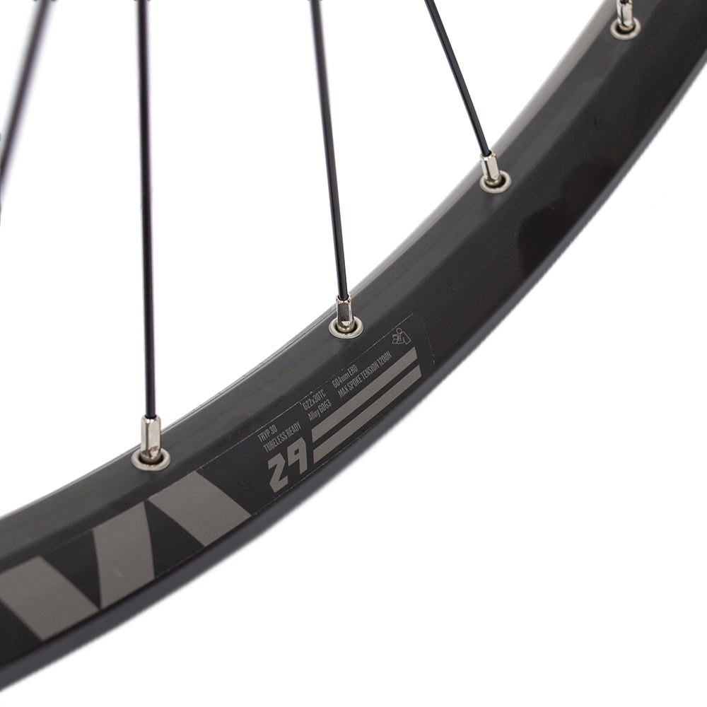 Galinis ratas HAIBIKE RODI TRYP30 Tubeless Ready 29" // diskiniai CL, 32H, kasetė, Thru-Axle, Shimano Thru Boost MT510 12 pav., aliuminis