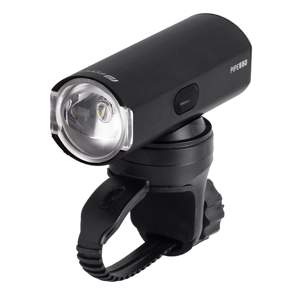 Priekinis žibintas FORCE PIPE // 550LM, USB-C