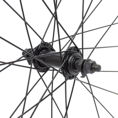 Priekinis ratas ZLA-019 26" // V-Brake, 28H, veržlės, dvigubas, kniedytas, aliuminis