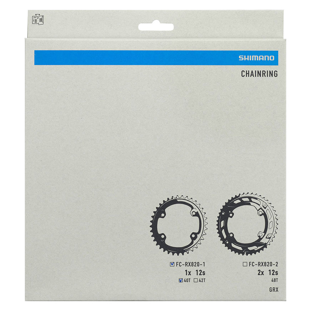 Priekinė žvaigždė Shimano GRX FC-RX820-1 // 40T, B.C.D.: 110 mm