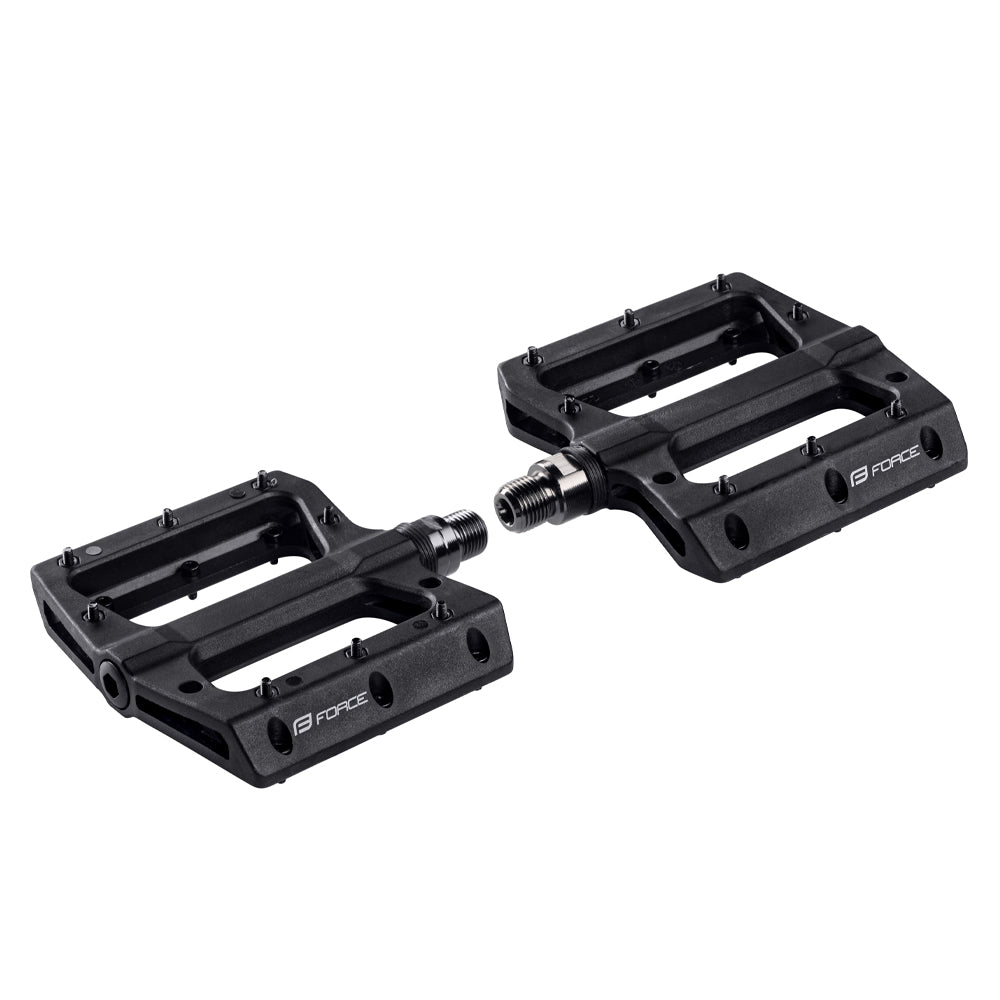 Pedalai FORCE Blizz 2.0 // nailoniniai (juodi)