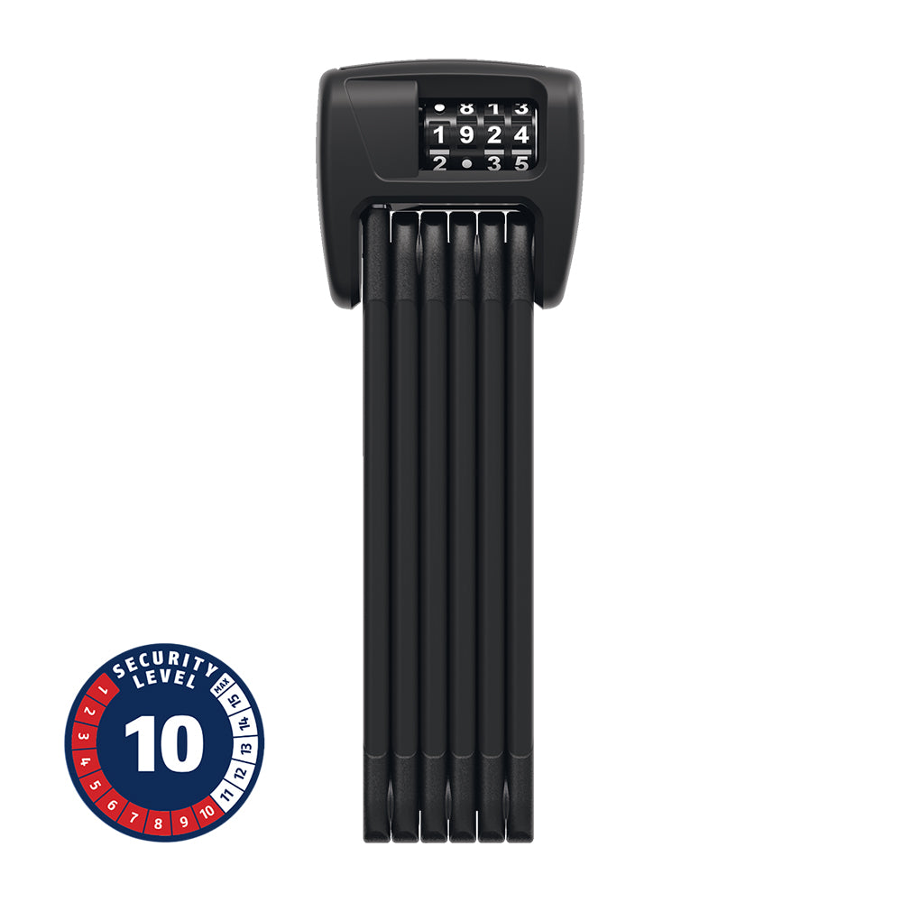 Spyna ABUS BORDO™ Combo 6000C/90 Black SH // sulankstoma, 90 cm (juoda)