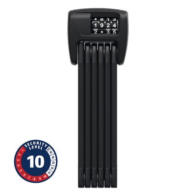 Spyna ABUS BORDO™ Combo 6000C/90 LED Black SH // sulankstoma, su LED šviesa, 90 cm (juoda)