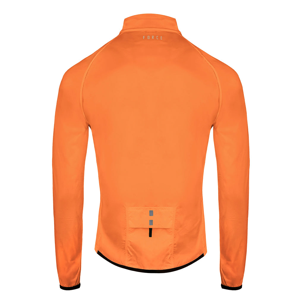 Striukė FORCE WINDPRO Windproof (+10 / +15) // dydis: L (orandžinė)