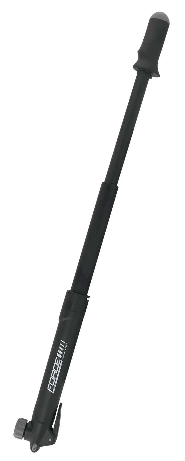 Rankinė pompa FORCE Easy Duo teleskopinė 5,5bar (plastikas, juoda)