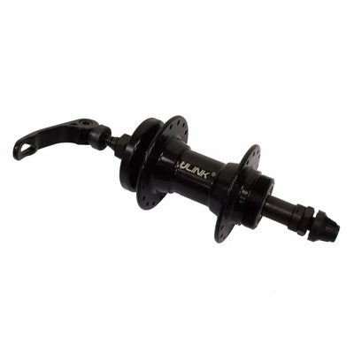 Galinė stebulė U-Link GL-B10R-QS // 32H, diskiniams 6 varžt., užsuk, 135 mm, su QR (juoda)