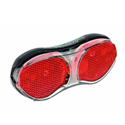 Galinis žibintas Buchel Piccadilly // veikia nuo dinamos ir tinka elektriniui dviračiui, Standlight, prisukamas