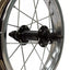 Galinis ratas 12" v-brake, 16H, užsukamas žv. blok., veržlė