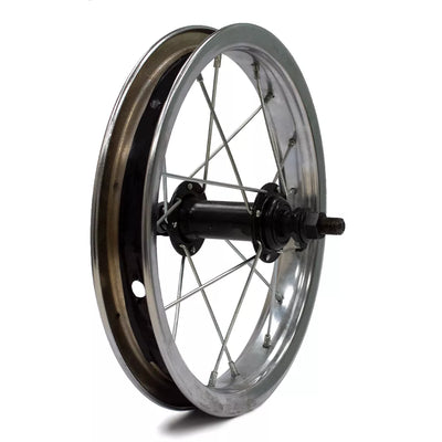 Galinis ratas 12" v-brake, 16H, užsukamas žv. blok., veržlė