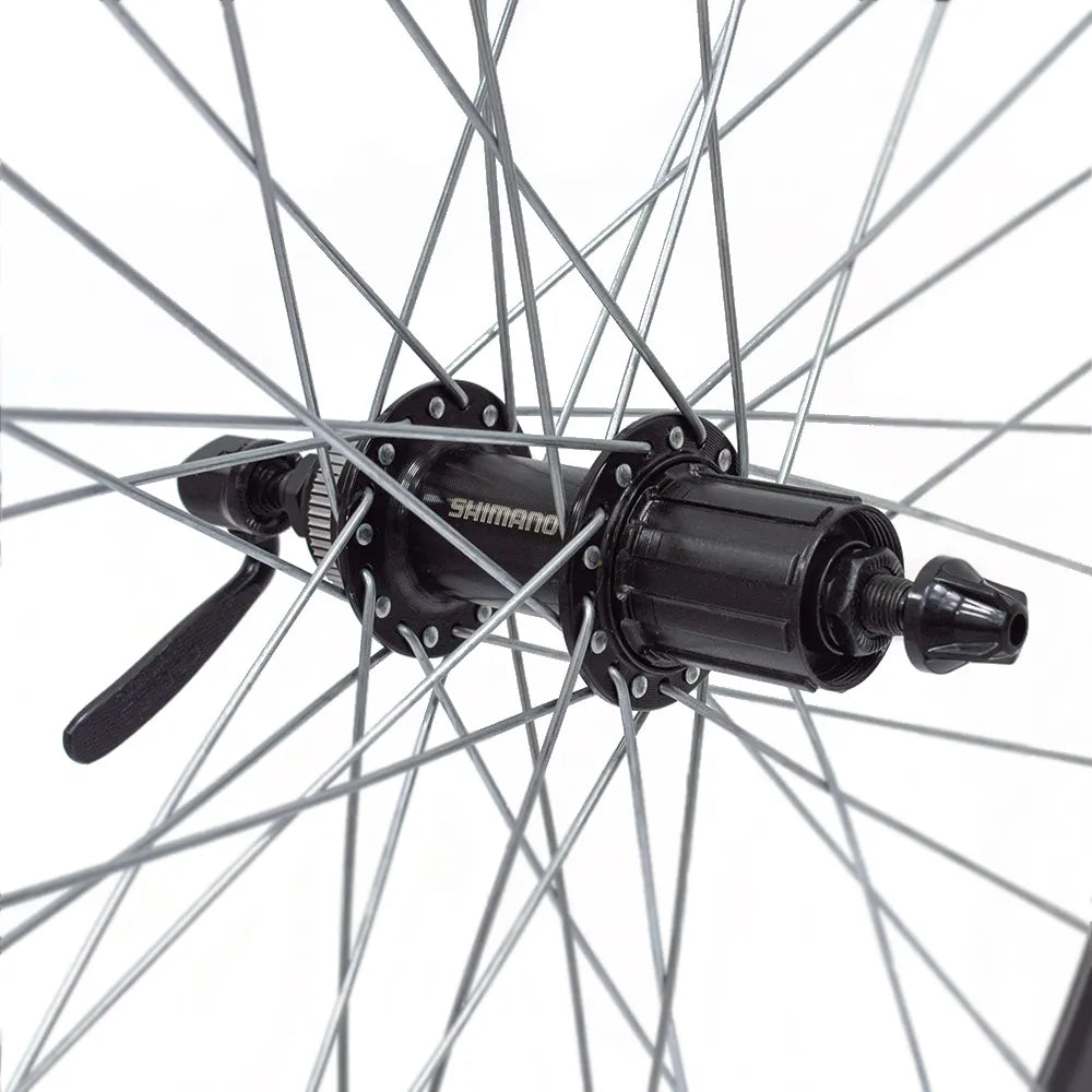Galinis ratas 26" // diskiniams Centerlock stabdžiams, 36H, kasetė, QR, kniedytas, dvigubas, aliuminis