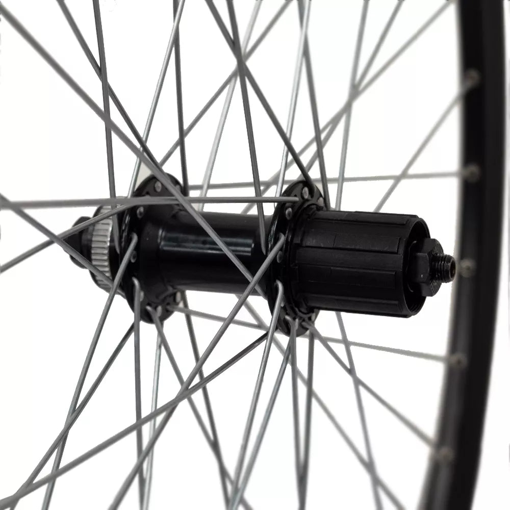 Galinis ratas 27,5" d-brake CL, 36H, kasetė, QR