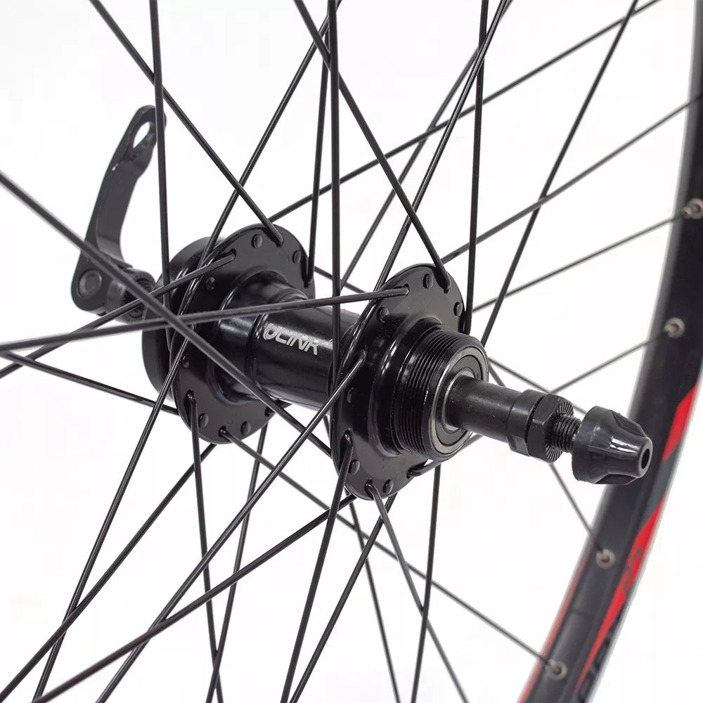 Galinis ratas Concept 27,5" // diskiniams 6 varžtų, 32H, užsukamas žvaigždžių blokas, greitveržlė, aliuminis