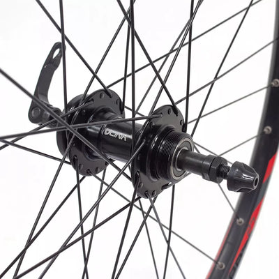 Galinis ratas Concept 27,5" // diskiniams 6 varžtų, 32H, užsukamas žvaigždžių blokas, greitveržlė, aliuminis